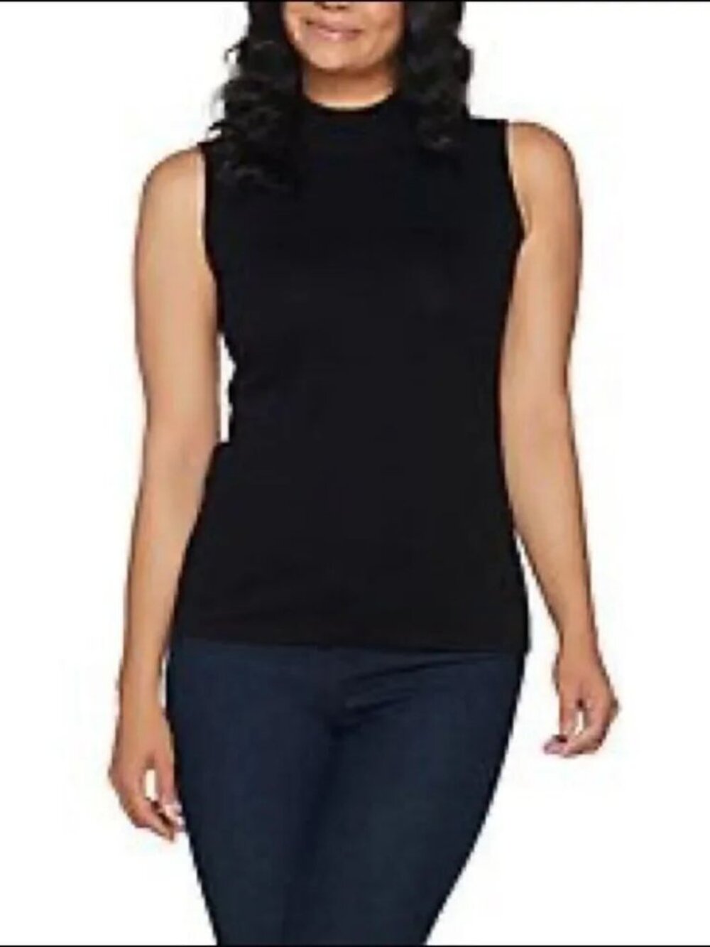 Joan Rivers Wardrobe Builders Mock Turtleneck Tank